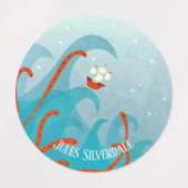 Een slechte dag voor aangepaste naam voor verkoper labels (Design 1)