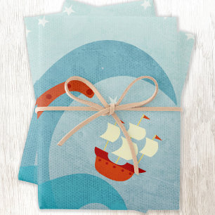 Een slechte dag voor de redders inpakpapier vel