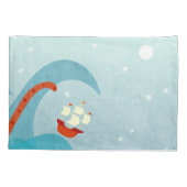 Een slechte dag voor de zeelieden kussensloop (Achterkant-Links)