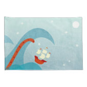 Een slechte dag voor de zeelieden kussensloop (Achterkant-Rechts)