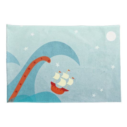 Een slechte dag voor de zeelieden kussensloop (Achterkant-Rechts)