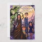 Een slechte goede familietijd - Happy Halloween Kaart (Voorkant)