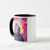 Een slechte gorilla met zijn vreemde hoofd. mok (Voorkant links)