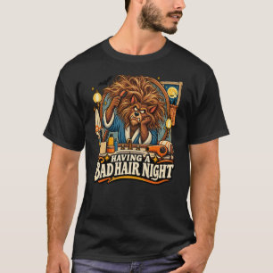Een slechte haaravond Grappige weerwolf Halloween T-shirt