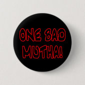 een slechte mutha! ronde button 5,7 cm (Voorkant)