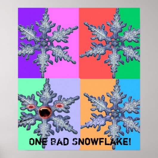 Een slechte Snowflake! Poster (Voorkant)