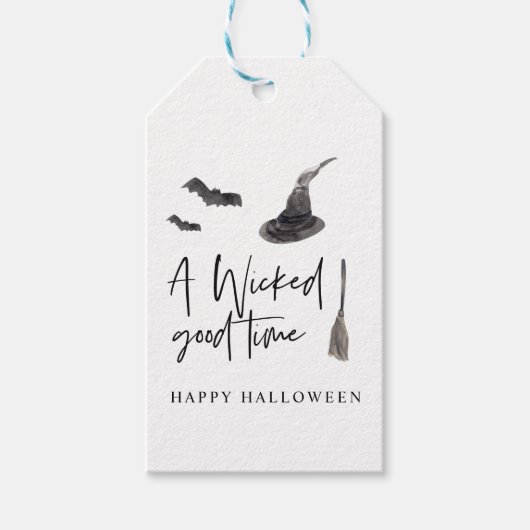 Een slechte tijd | Happy Halloween Cadeaulabel (Voorkant)