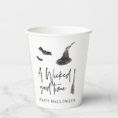Een slechte tijd | Happy Halloween Papieren Bekers (Voorkant)
