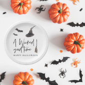 Een slechte tijd | Happy Halloween Papieren Bordje