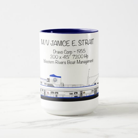 Een sleepboot genaamd Janice E. Straat Mok (Midden)