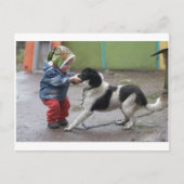 Een sleeplijn heeft Mijn Neus Briefkaart (Voorkant)