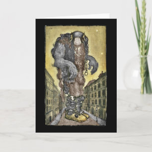 Een sleeplijn in de Stad Kaart