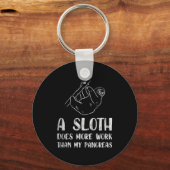Een sleuf werkt meer dan mijn pancreas sleutelhanger (Voorkant)
