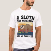 Een sleuf werkt meer dan mijn pancreas t-shirt (Voorkant)