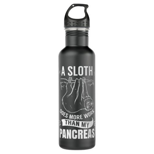 Een sleuf werkt meer dan mijn pancreasdiabetes ik waterfles  (Voorkant)