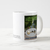 "Een sleutel tot Parijs" Grote Koffiekop (Voorkant rechts)