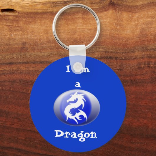 Een sleutelhanger van een draak (Voorkant)