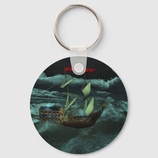 Een Sleutelhanger van Zee in de natuur en in de st (Voorkant)