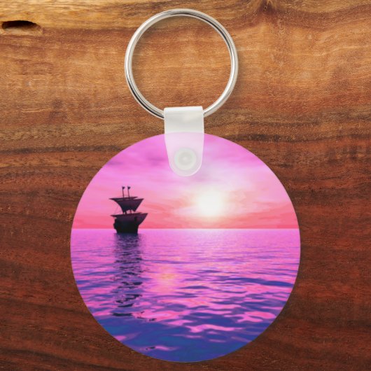 Een Sleutelhanger voor een zeilboot (Voorkant)