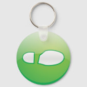 Eén Sleutelhanger voor voetafdruk (Achterkant)
