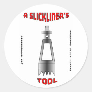 Een Slickliner's Tool, Slickline, Olie Gas, Draadl Ronde Sticker