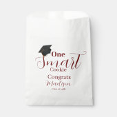 Een slim cookie bordeaux afstudeerfeest bedankzakje (Voorkant)
