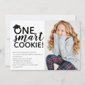 Eén Slimme Cookie Foto Kleuter Afgestudeerd Kaart (Voorkant)