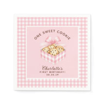 Een slimme koekjesmeisjes eerste verjaardag