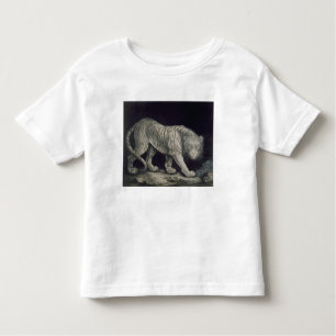 Een slingertijger (potlood op papier) kinder shirts
