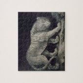 Een slingertijger (potlood op papier) legpuzzel (Verticaal)