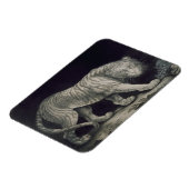 Een slingertijger (potlood op papier) magneet (Linkerzijde)