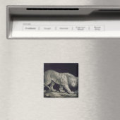 Een slingertijger (potlood op papier) magneet (Insitu (Vaatwasser))