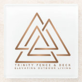 Een slok gebeurt! glazen onderzetter (Voorkant)