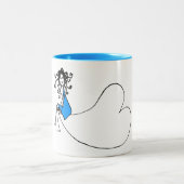 Een slok rust: Azure Blue – Loreen Loves Mok (Center)