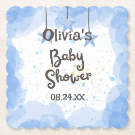 Een slok van de zon: gepersonaliseerde Waterverf Kartonnen Onderzetters