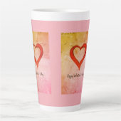 Een slokje liefde latte mok (Voorkant)