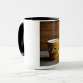 Een slokje sereniteit: de kunst van theekopjes mok (Voorkant links)