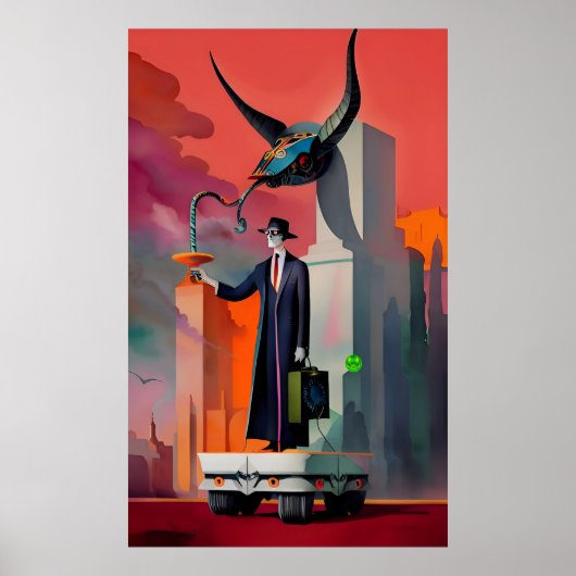 Een slokje van het goede leven poster (Voorkant)