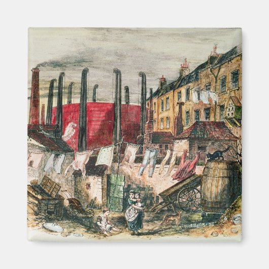 Een sloppenwijk magneet (Voorkant)