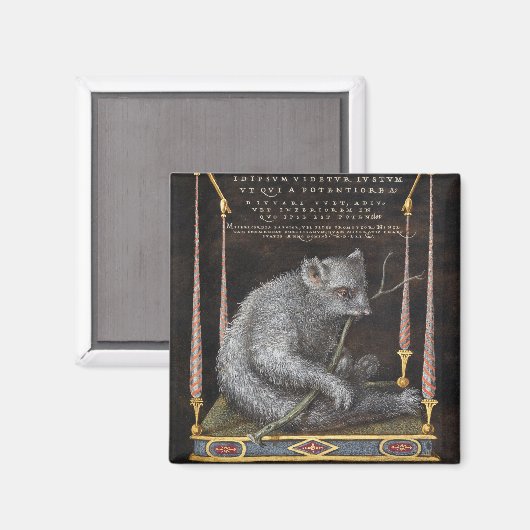 Een Slote uit Mira Calligraphiae Monumenta Magneet (Voorkant / Achterkant)