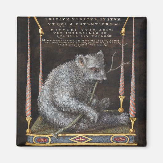 Een Slote uit Mira Calligraphiae Monumenta Magneet (Voorkant)