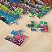 Een sluwe herfst legpuzzel (Zijkant)