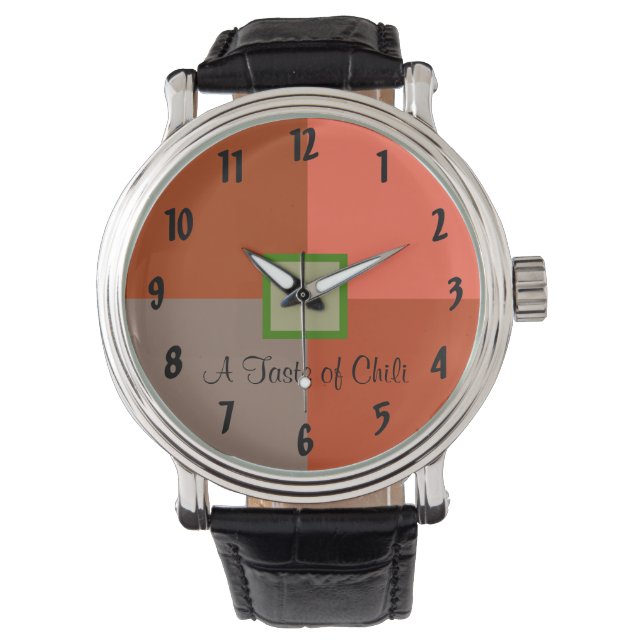 Een Smaak van Chili Horloge (Voorkant)