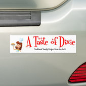 Een Smaak van de Bumpersticker van Dixie (Op auto)