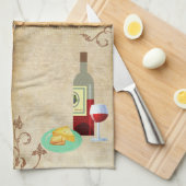 Een smaak van de Grafiek Theedoek (Quarter Fold)