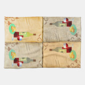 Een smaak van de Grafiek Theedoek (Horizontaal)