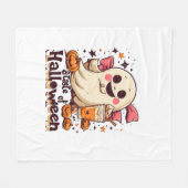 Een Smaak van Halloween Fleece Deken (Voorkant (Horizontaal))