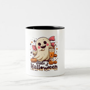 Een Smaak van Halloween Tweekleurige Koffiemok