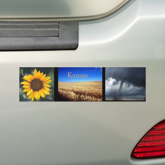 Een smaak van Kansas Bumpersticker (Op auto)