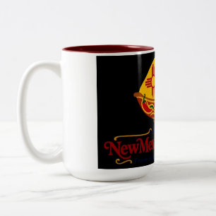 Een Smaak van New Mexico & Louisiana Tweekleurige Koffiemok